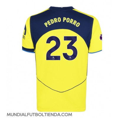 Camiseta Tottenham Hotspur Pedro Porro #23 Tercera Equipación Replica 2025-26 mangas cortas Camiseta Tottenham Hotspur Pedro Porro #23 Tercera Equipación Replica 2025-26 mangas cortas
